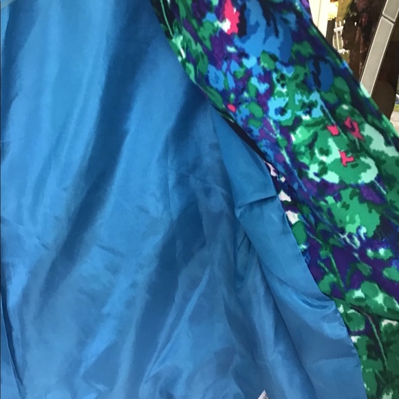 Beautiful church Ladies dressy Jacket Kim Rogers 8p petite Spring Turquoise NWOT - Picture 6 of 16